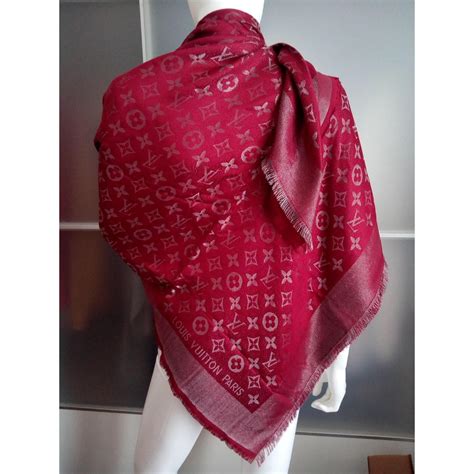 louis vuitton red wool scarf|louis vuitton scarf buy online.